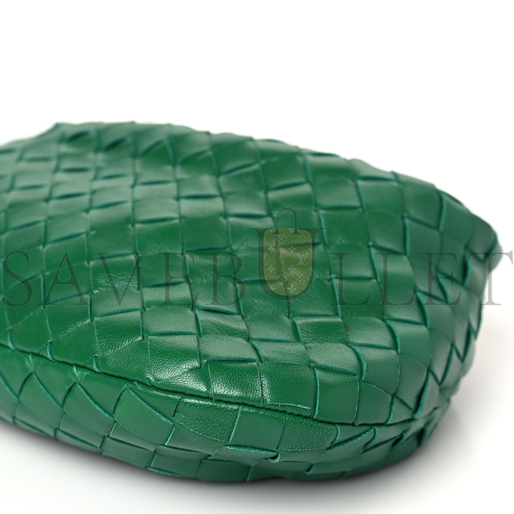 BOTTEGA VENETA NAPPA INTRECCIATO MINI JODIE RACING GREEN (25*14*8cm)